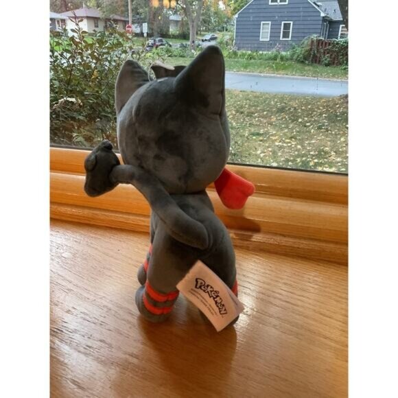 Pokemon Litten Plush Stuffed Animal 7.5" Game Freak Nintendo Soft Toy - Picture 2 of 5